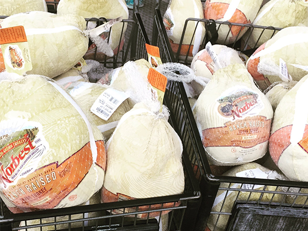 turkey-campaign-directory piles of turkeys in shopping carts