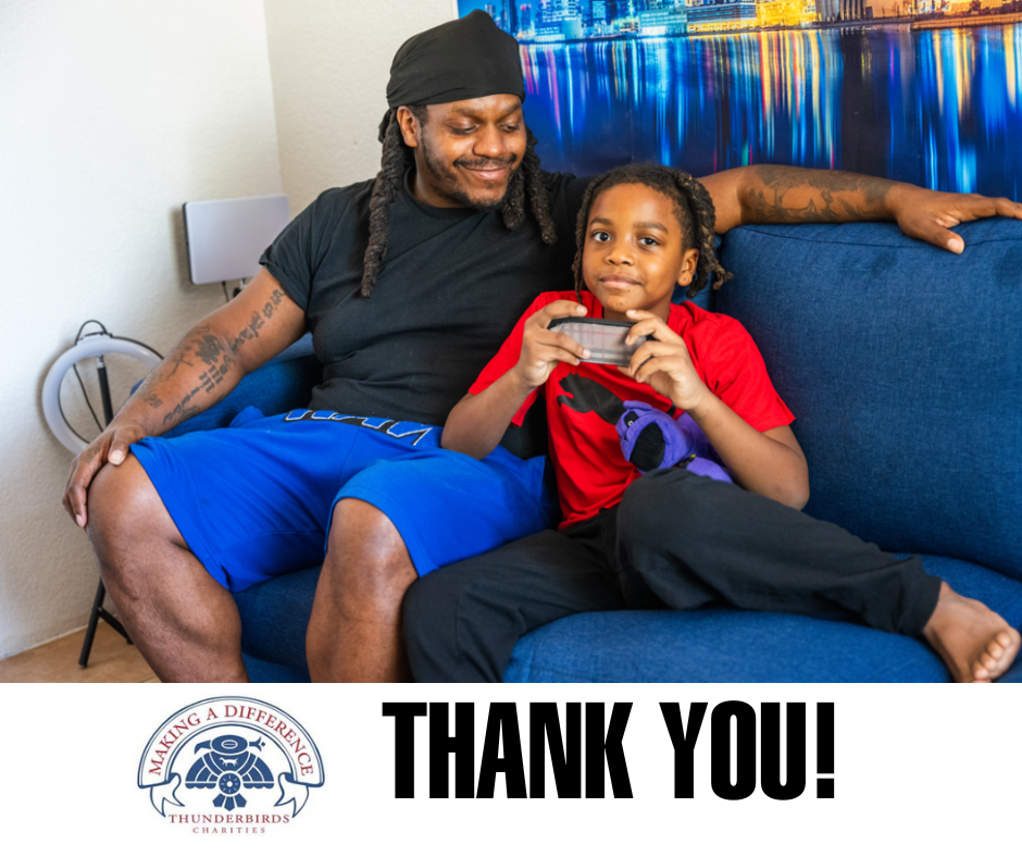 Thunderbirds thank you graphic